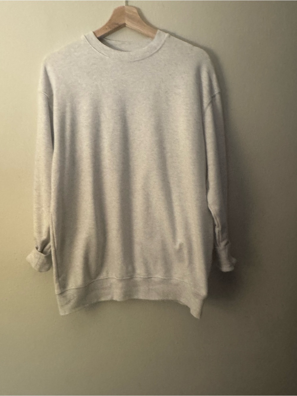 Women’s Crewneck Sweatshirt - Light Gray